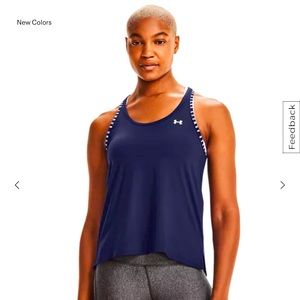 Midnight Navy Women's UA Knockout Tank XL